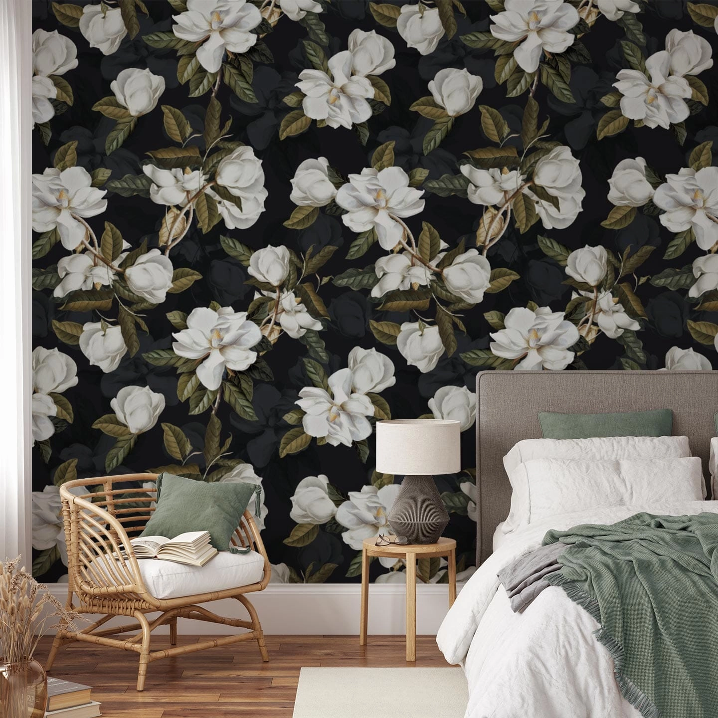 Grand Magnolia Wall Mural 