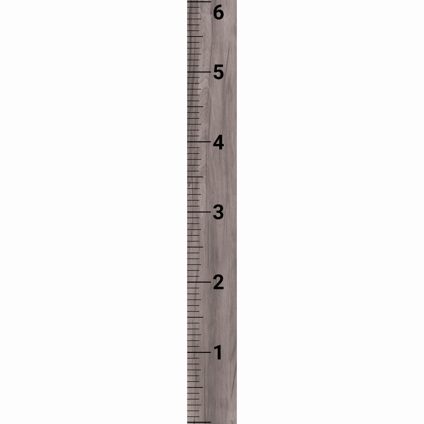 Gray Wood Wall Ruler 