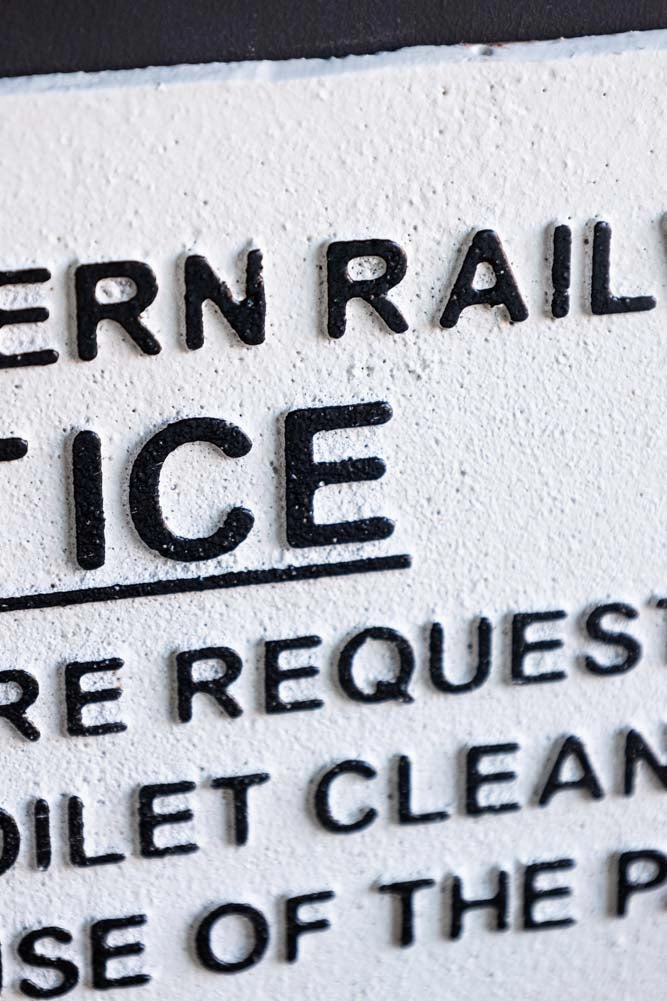 Great Western Railway Notice Door Hanging Sign