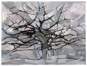 Grey Tree Abstract 