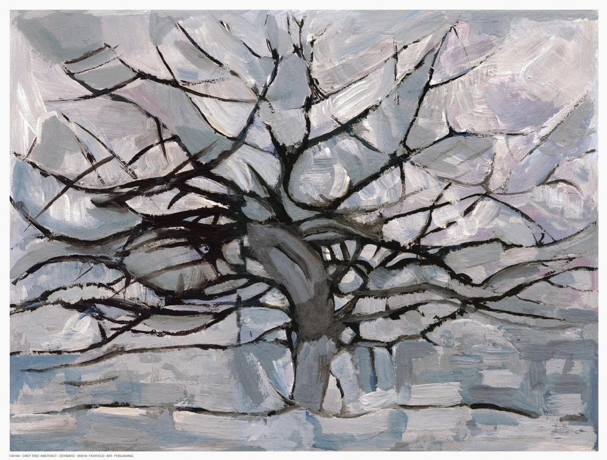 Grey Tree Abstract 