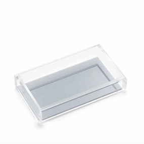 Guest Towel Acrylic Tray in Ice Grey 