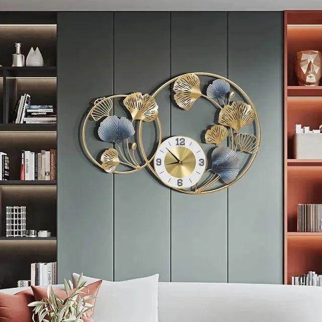 HALF BIG ANDD SMALL WALL CLOCK