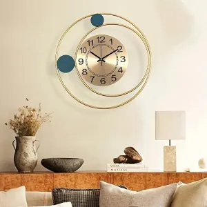 HALF ROUND WALL CLOCK 