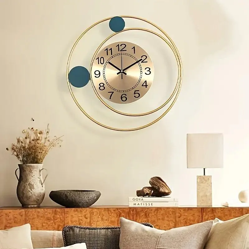 HALF ROUND WALL CLOCK 