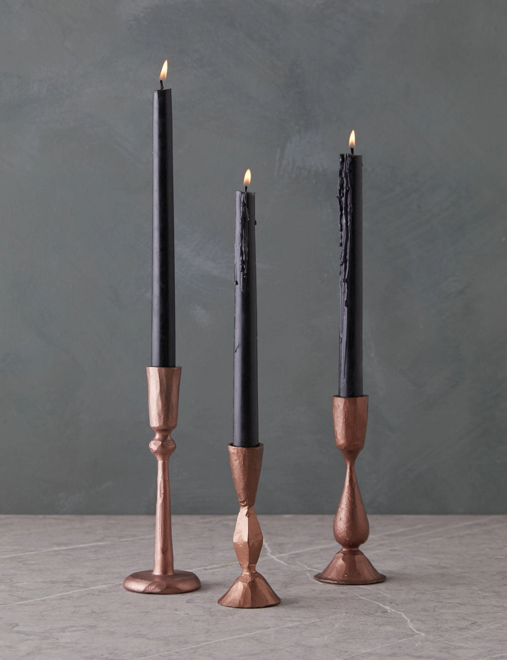 Hand-Forged Iron Taper Holder
