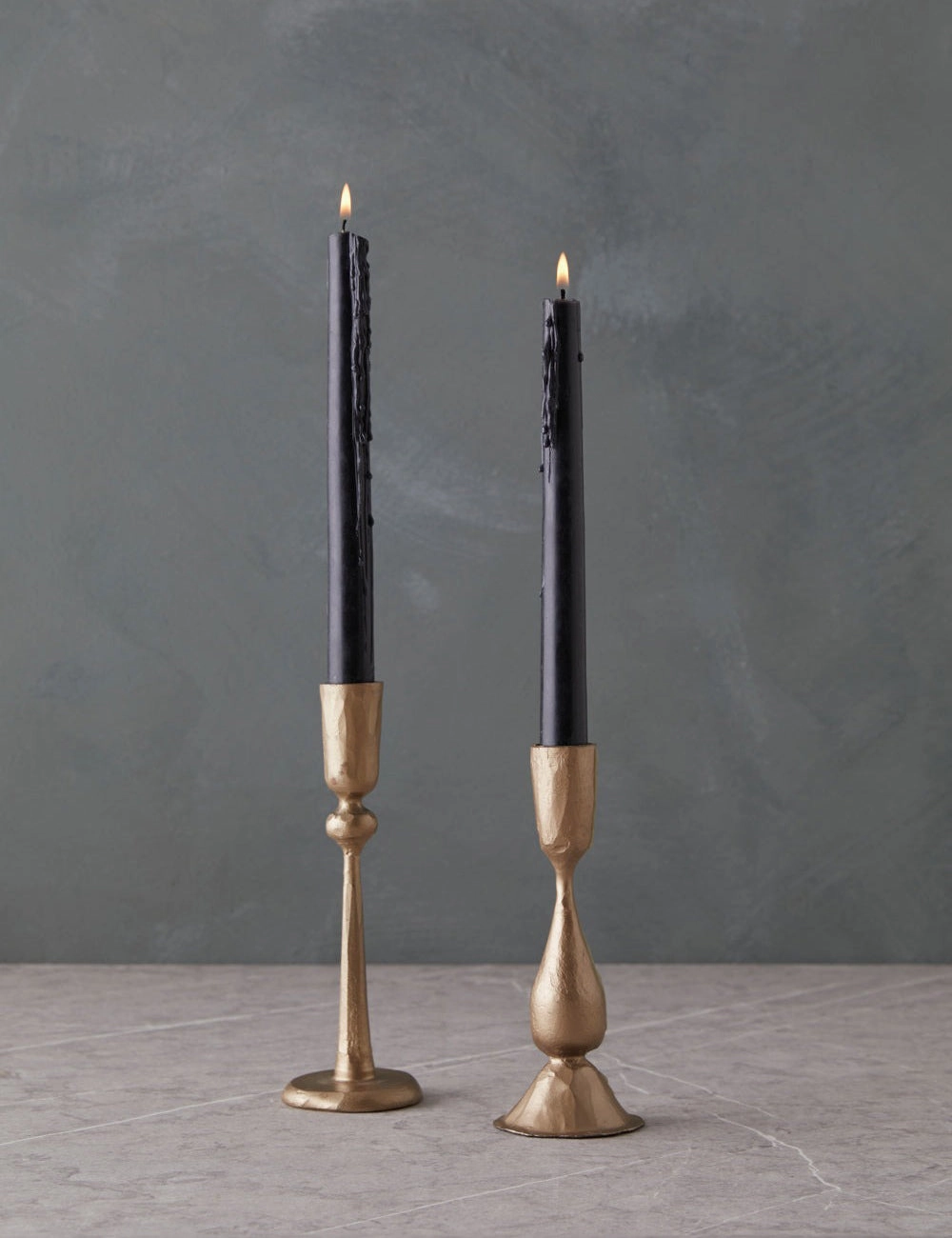 Hand-Forged Iron Taper Holder