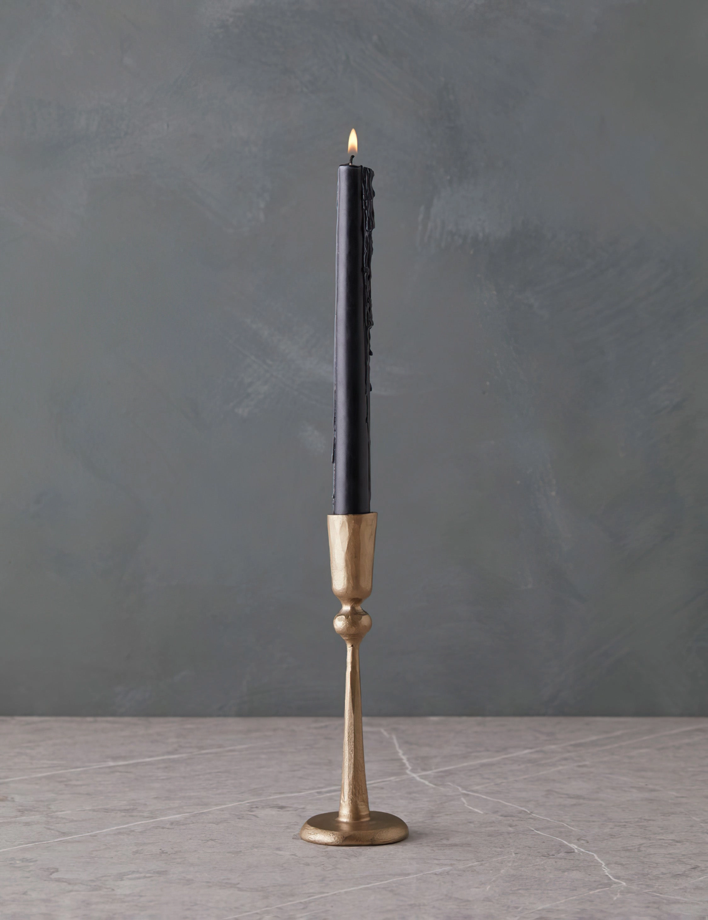 Hand-Forged Iron Taper Holder