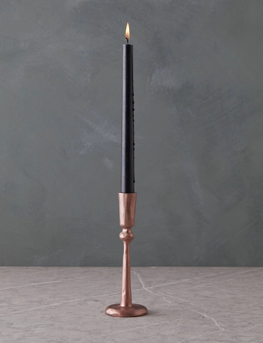 Hand-Forged Iron Taper Holder