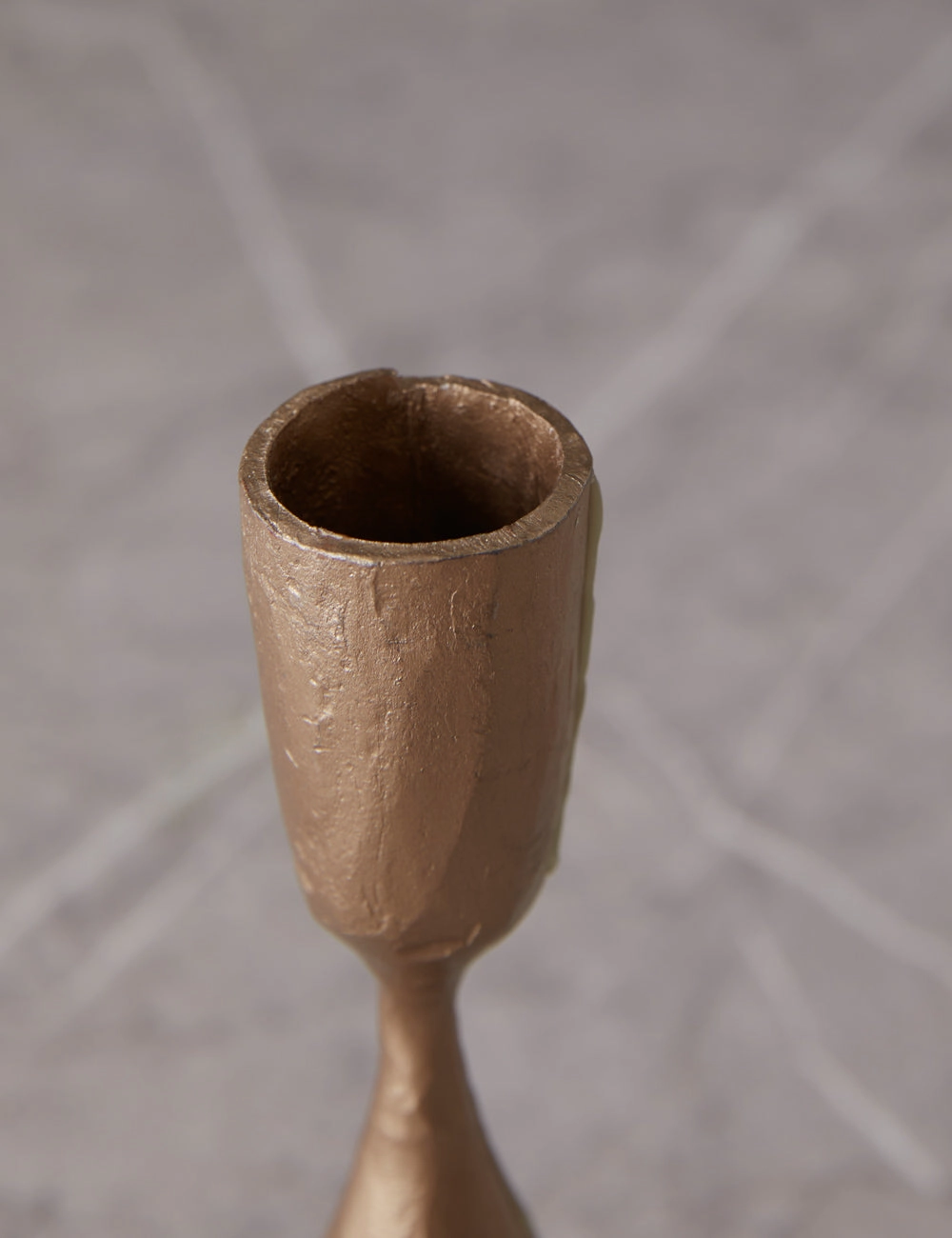 Hand-Forged Iron Taper Holder