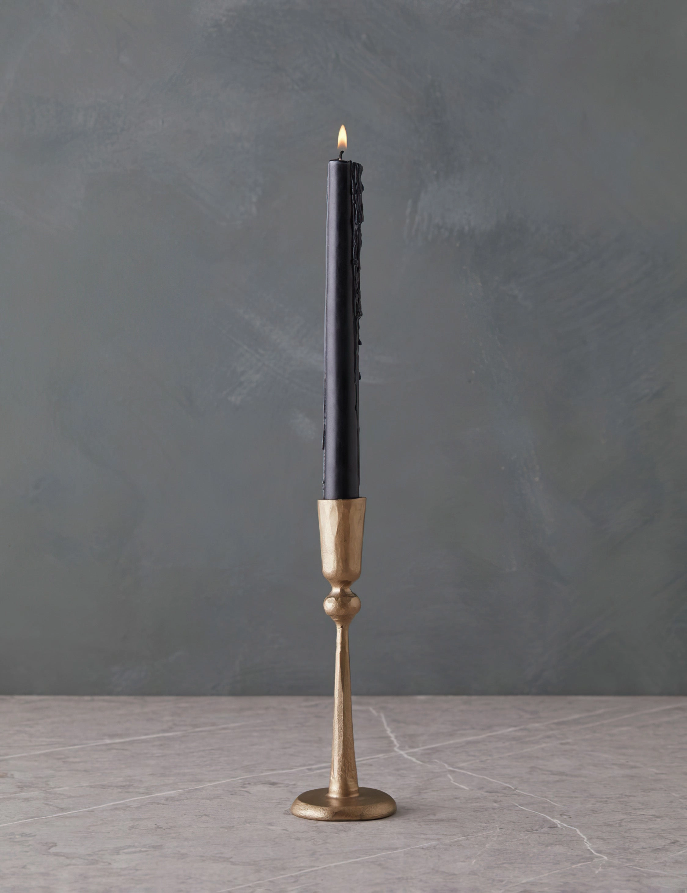 Hand-Forged Iron Taper Holder