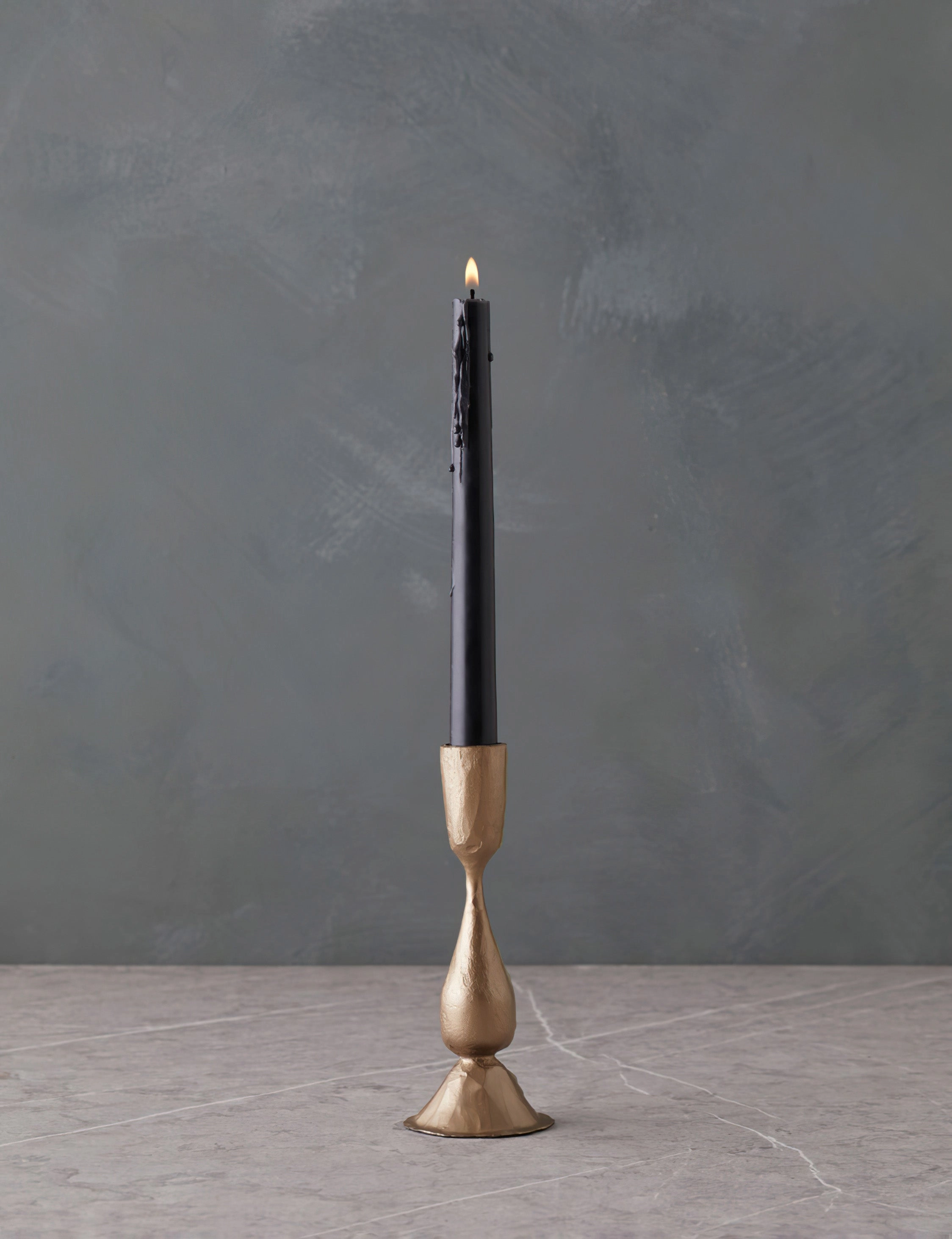 Hand-Forged Iron Taper Holder