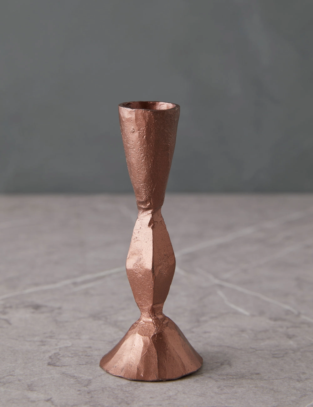 Hand-Forged Iron Taper Holder