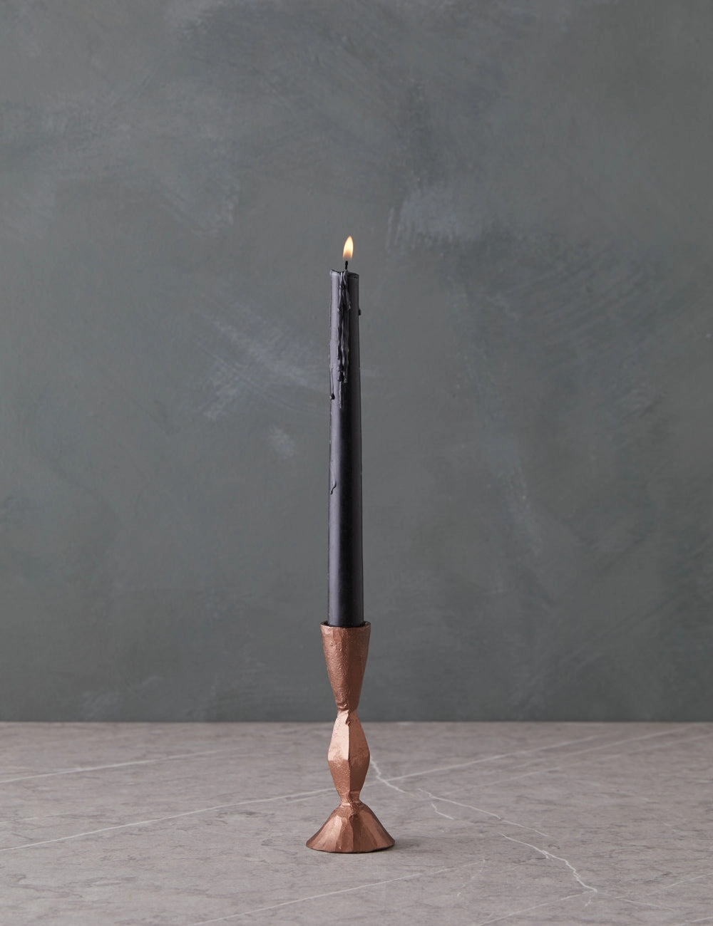 Hand-Forged Iron Taper Holder