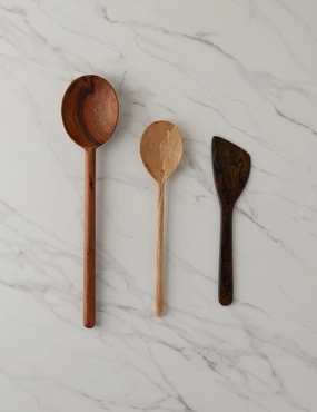 Handcarved Kitchen Utensils (Set of 3) by Itza Wood 