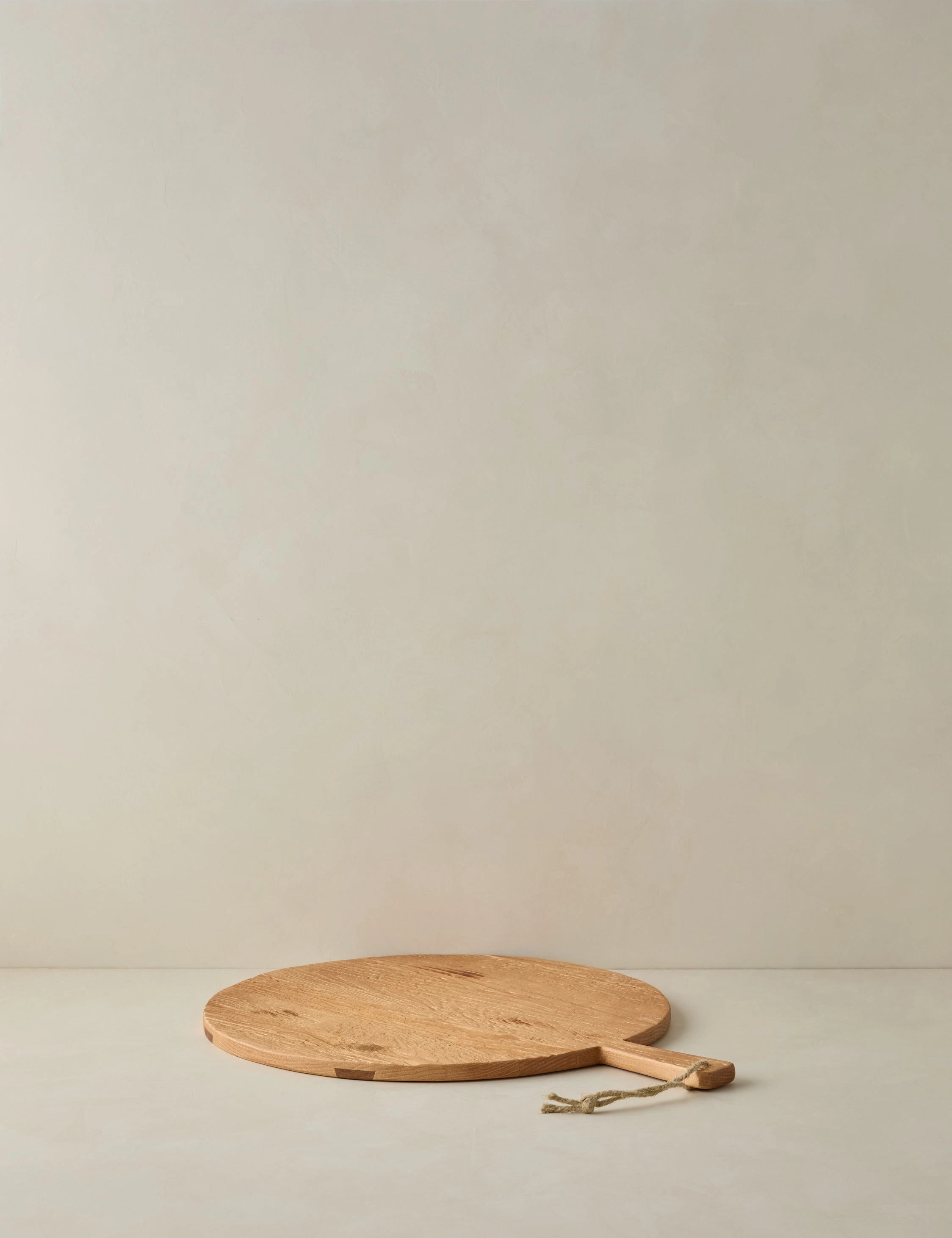 Handcrafted Round Pine Serving Board by etHOME