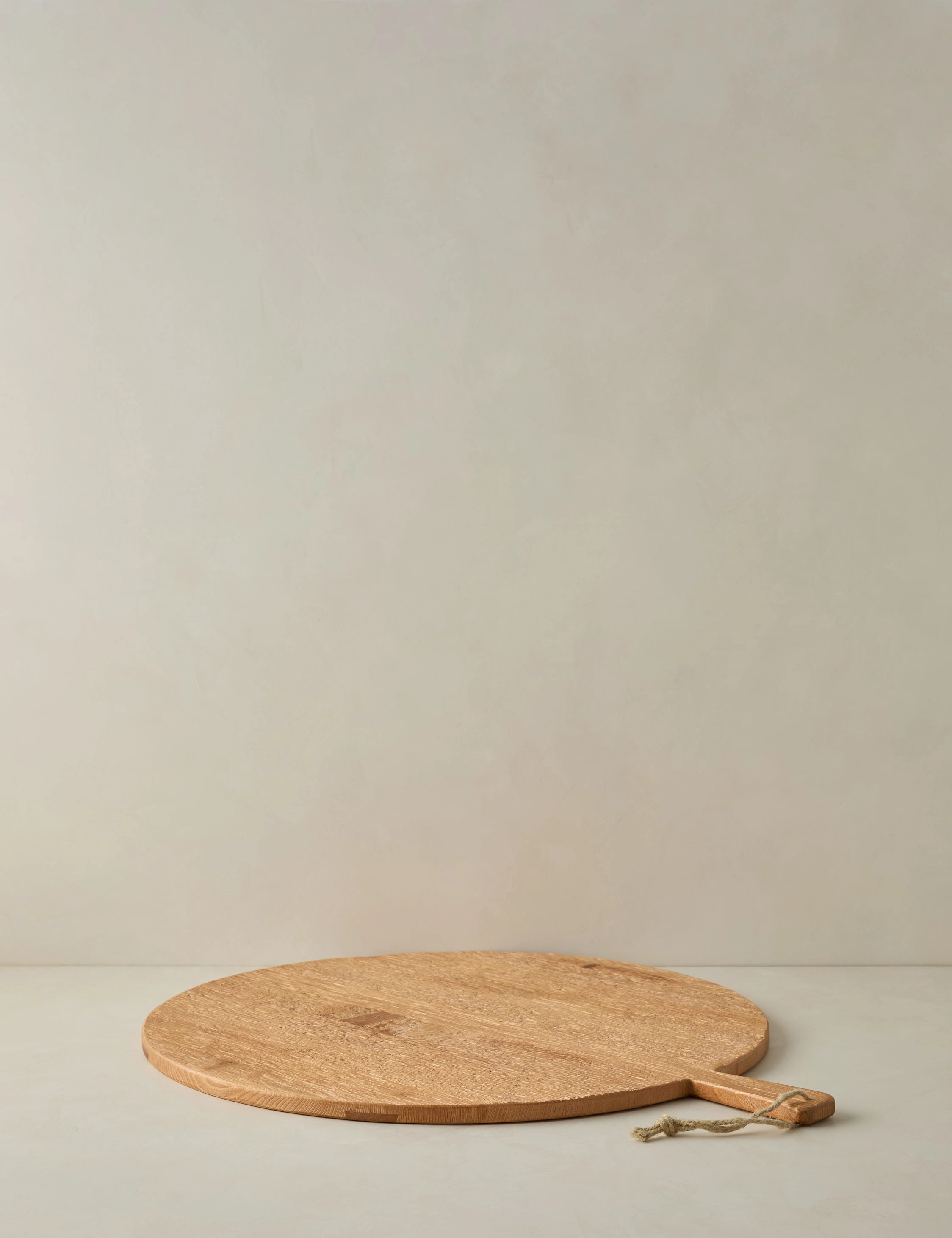 Handcrafted Round Pine Serving Board by etHOME