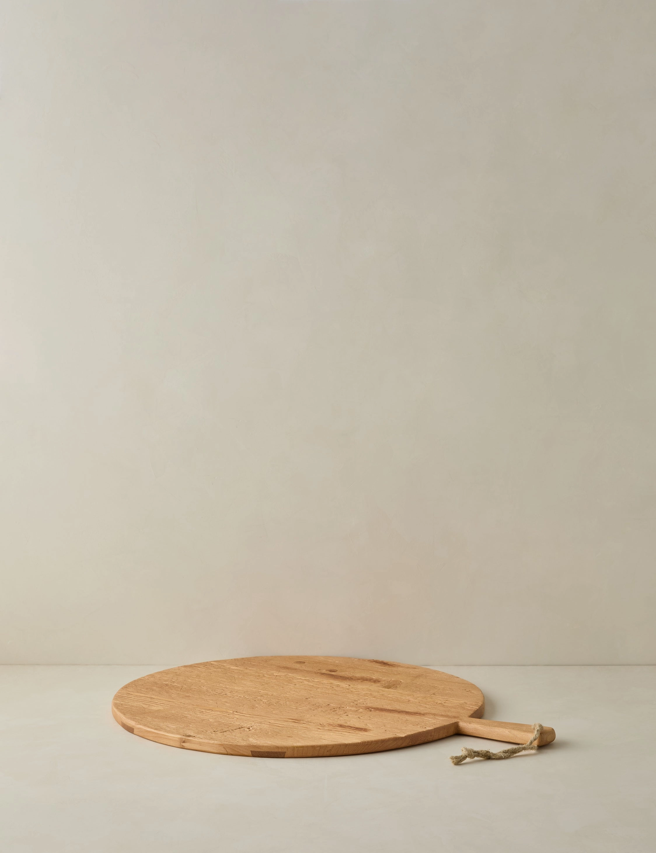 Handcrafted Round Pine Serving Board by etHOME