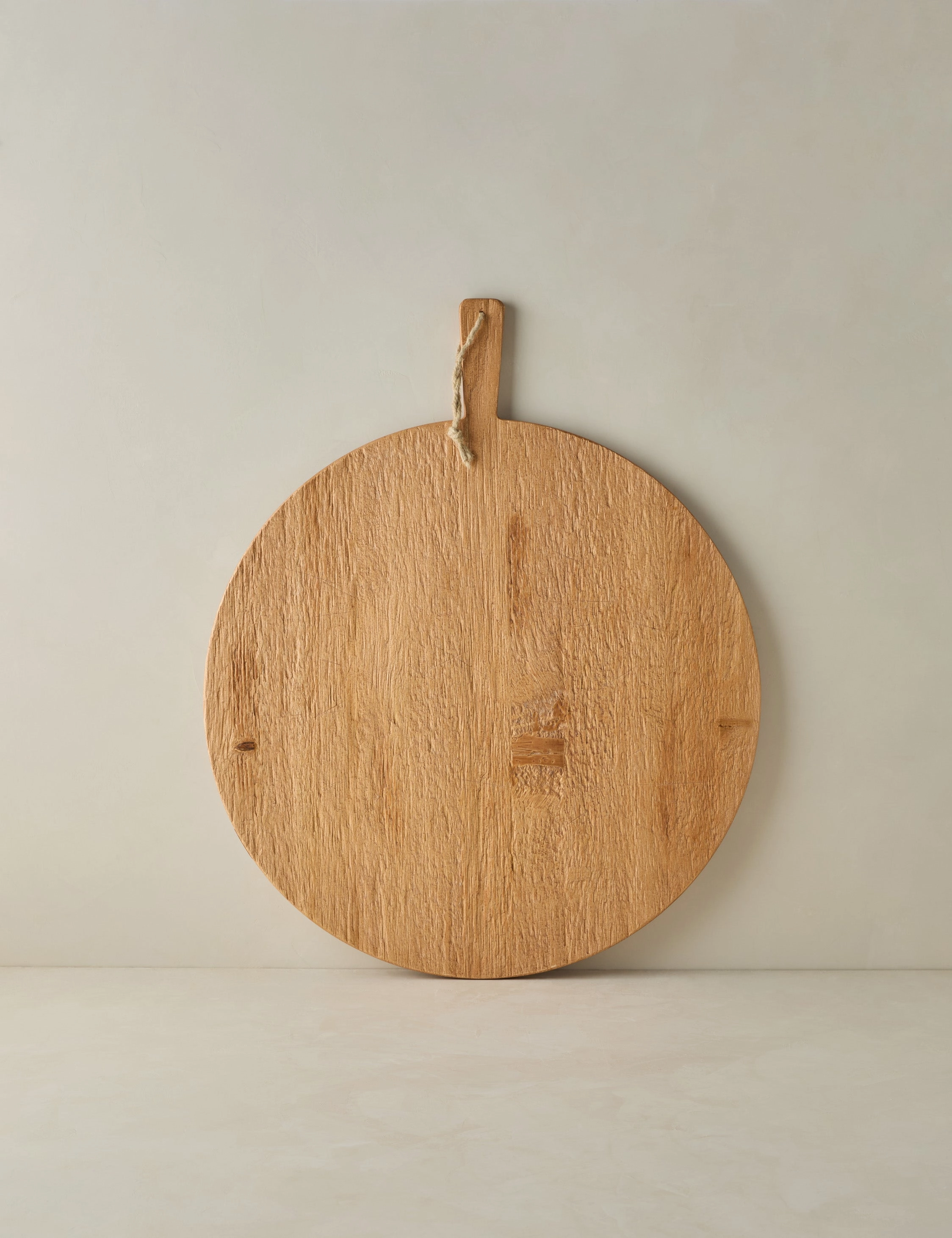 Handcrafted Round Pine Serving Board by etHOME
