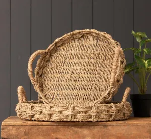 Handmade Braided Seagrass Tray 