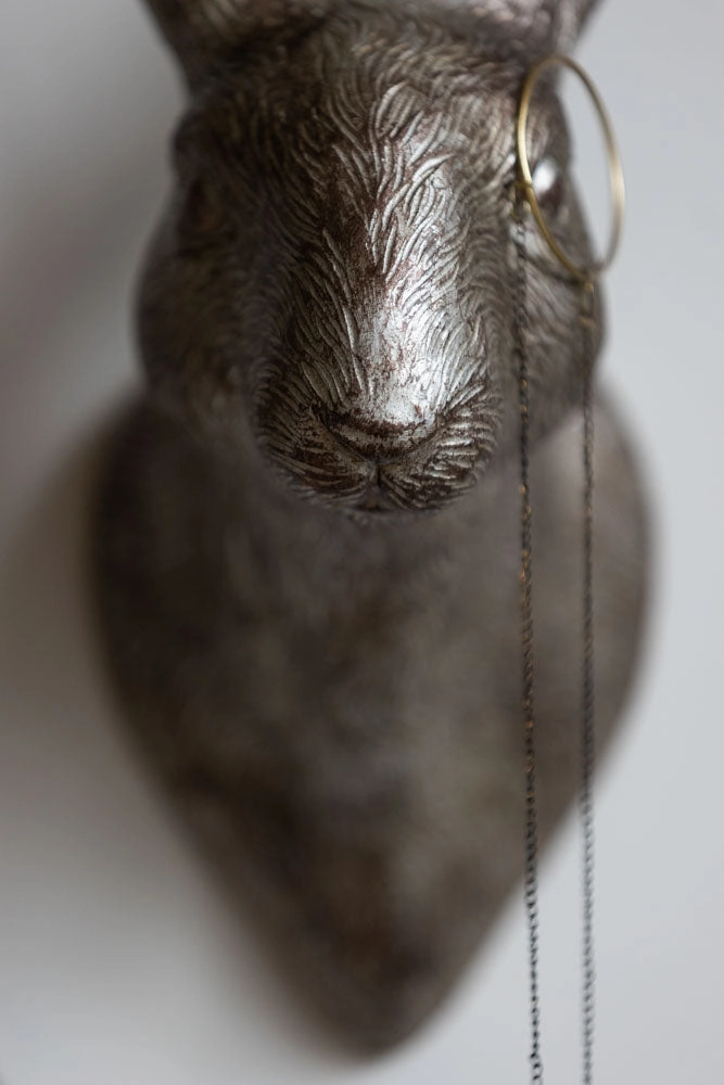 Hartley Hare with Monocle Wall Art