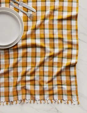 Harvest Plaid Tablecloth by Heather Taylor Home 