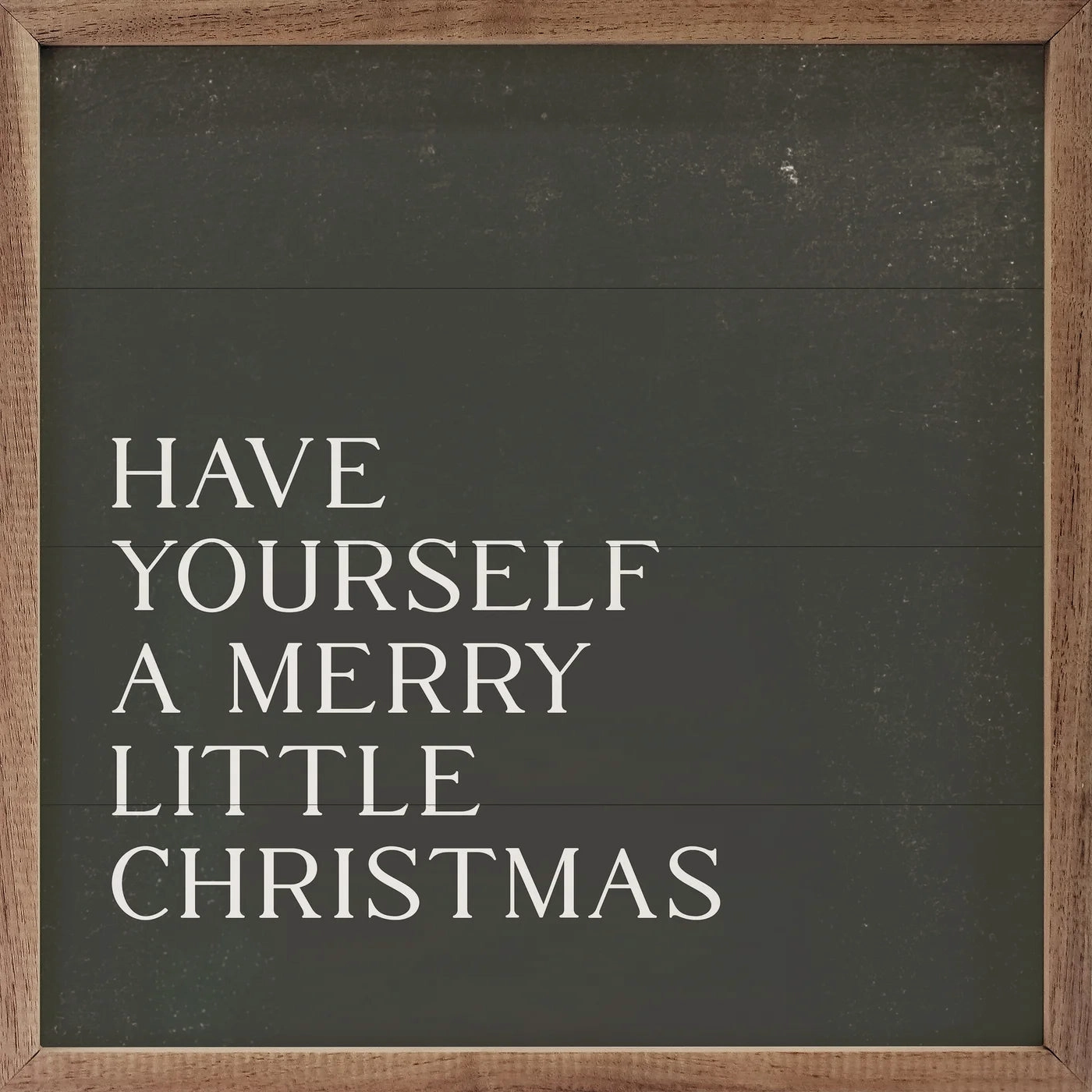 Have Yourself A Merry Little Christmas Wood Framed Print 