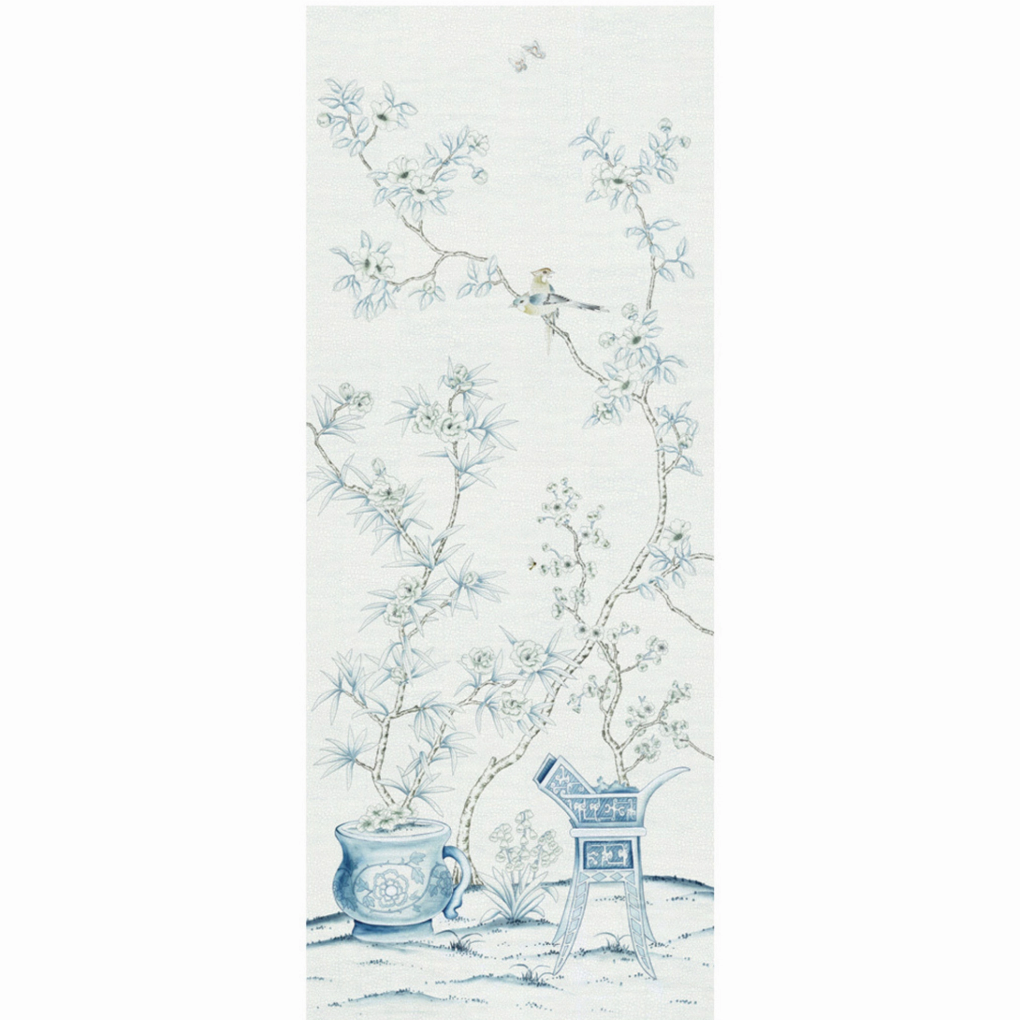 Hemmerling Cracked Porcelain Chinoiserie Wall Art Panels