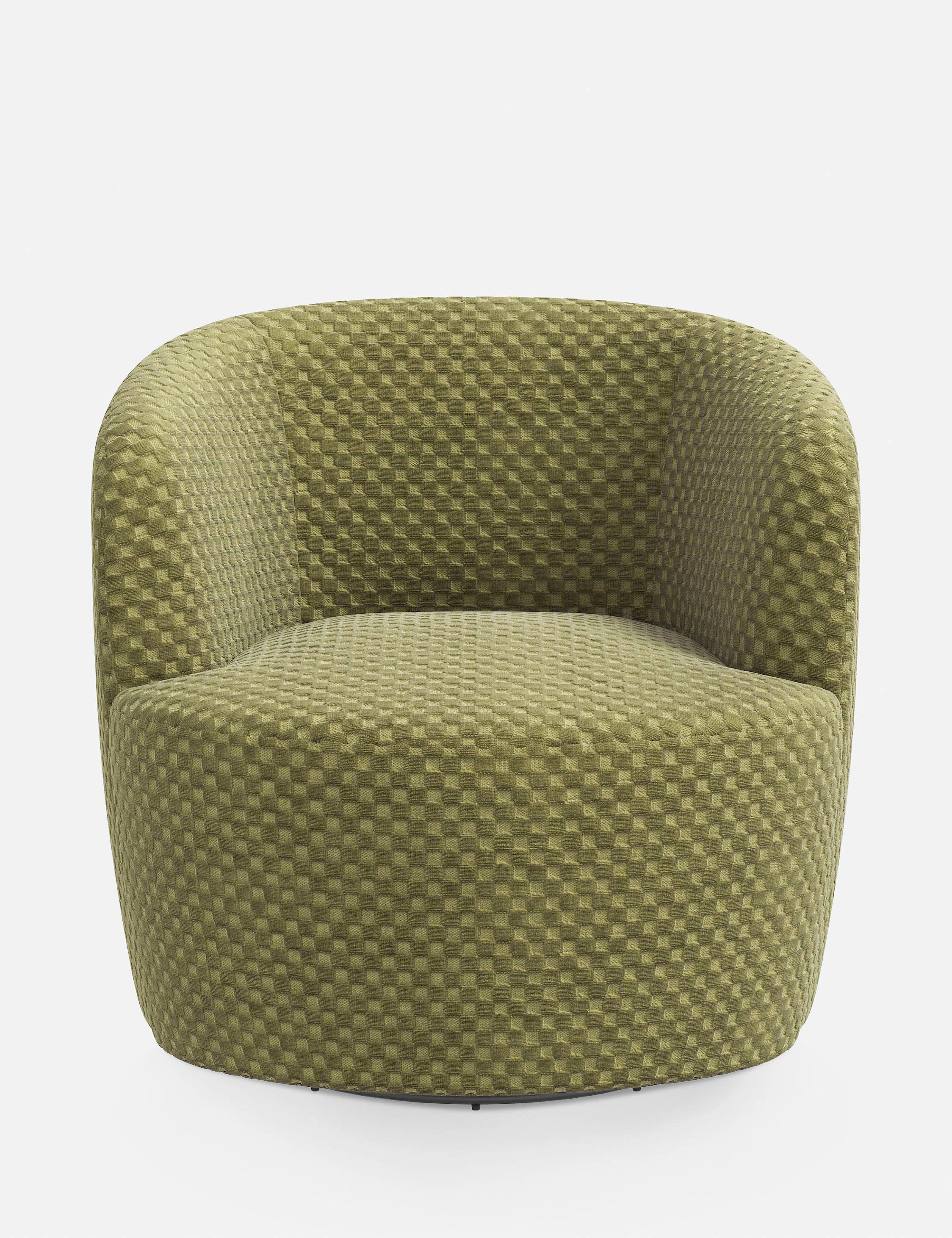 Hi-Lo Checker Velvet Fabric by Sarah Sherman Samuel