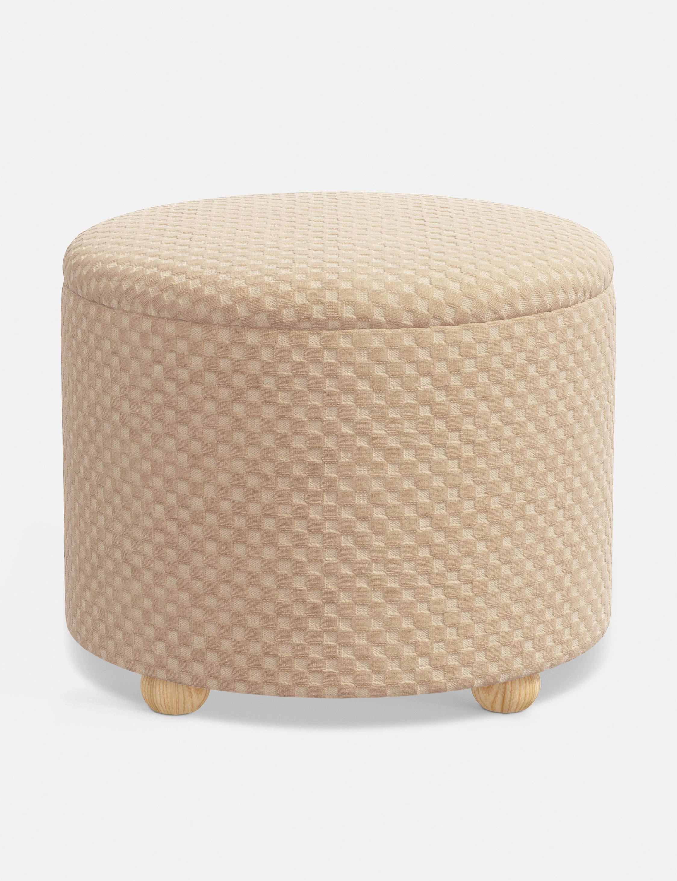 Hi-Lo Checker Velvet Fabric by Sarah Sherman Samuel