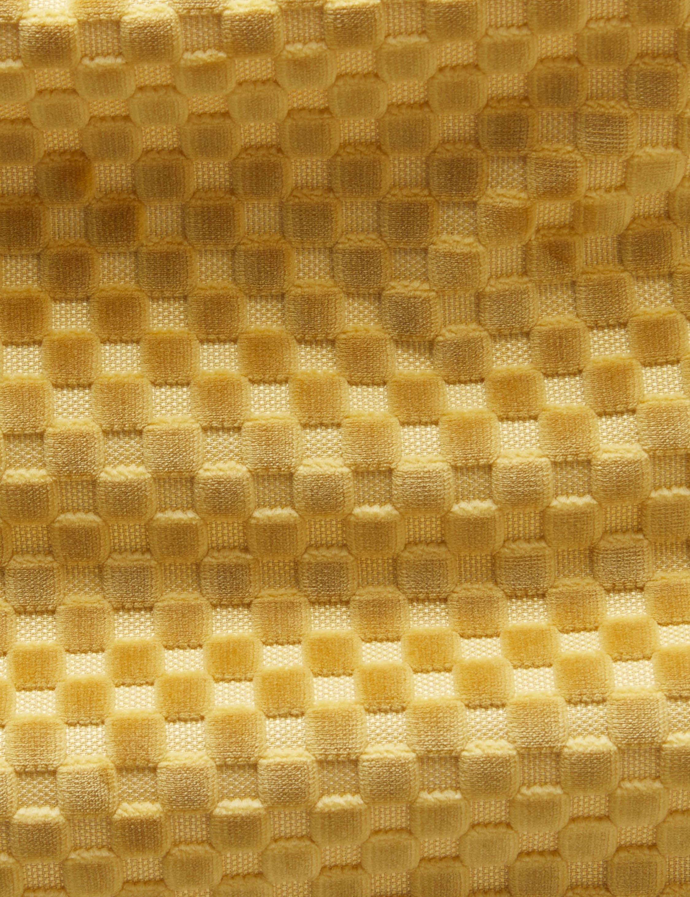Hi-Lo Checker Velvet Fabric by Sarah Sherman Samuel