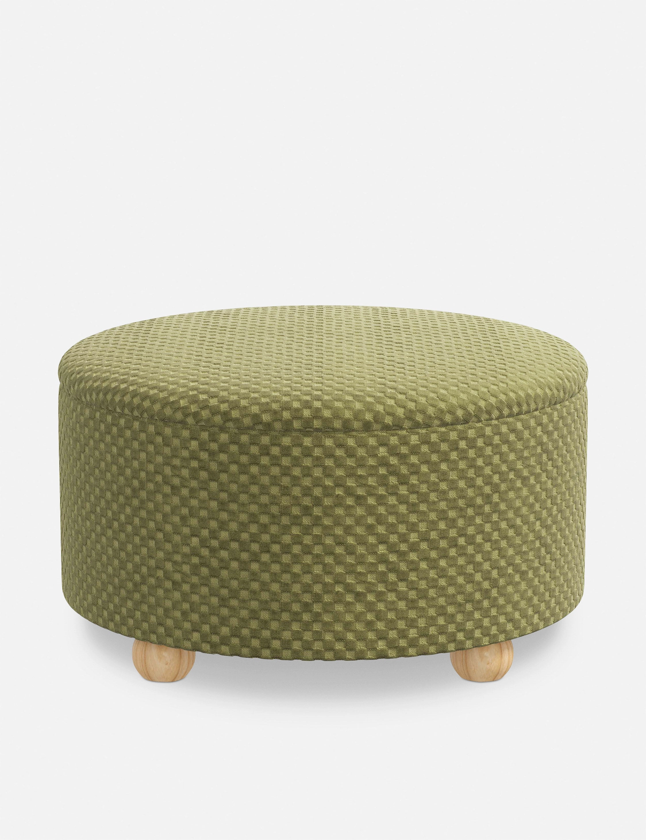 Hi-Lo Checker Velvet Fabric by Sarah Sherman Samuel