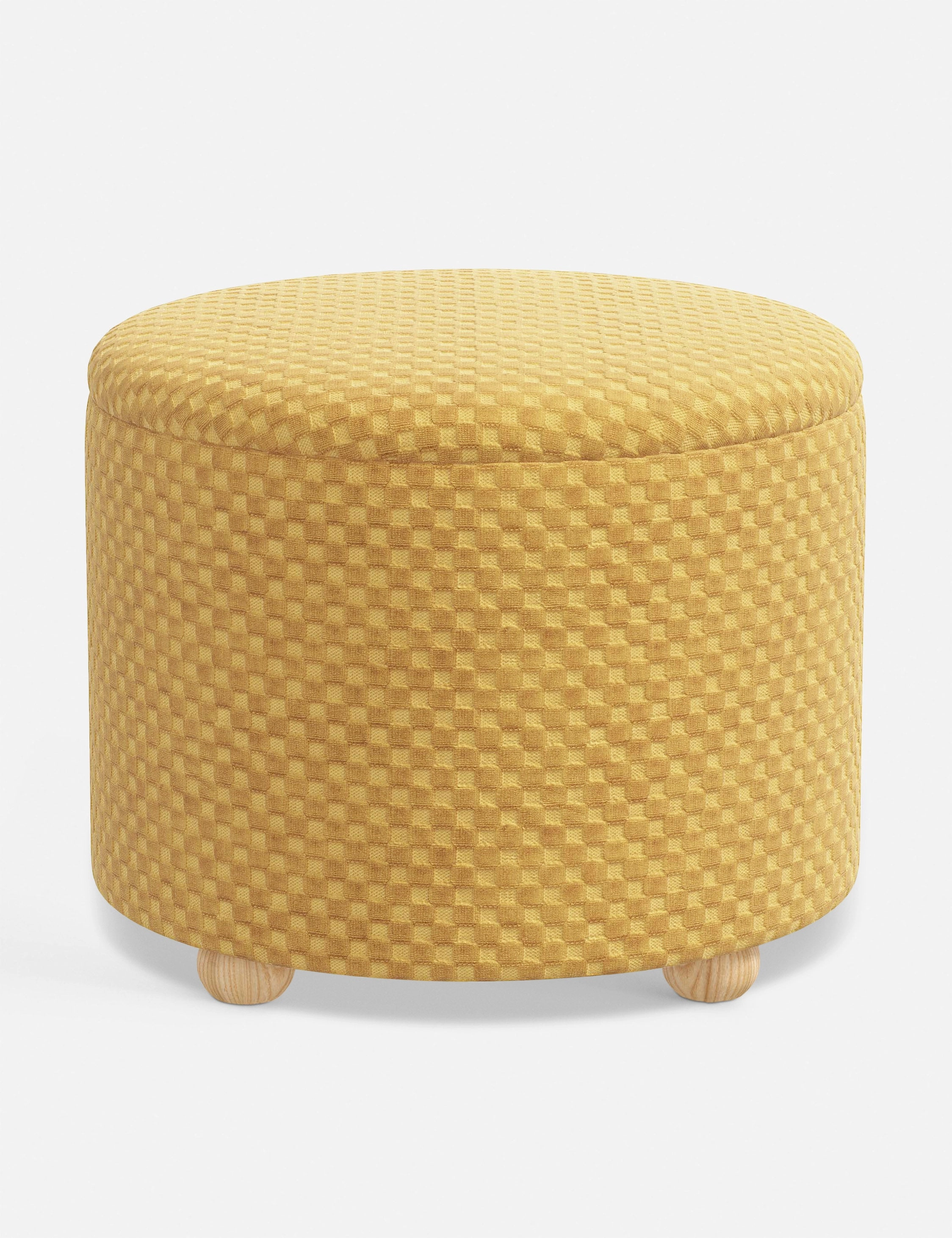 Hi-Lo Checker Velvet Fabric by Sarah Sherman Samuel