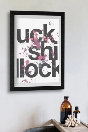 Hidden Language Art Print - Unframed 