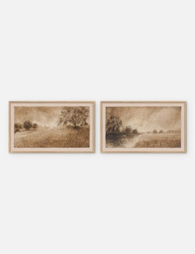 Hillside Haze IV   Hillside Haze II Diptych Wall Art (Set of 2) by Aileen Fitzgerald 