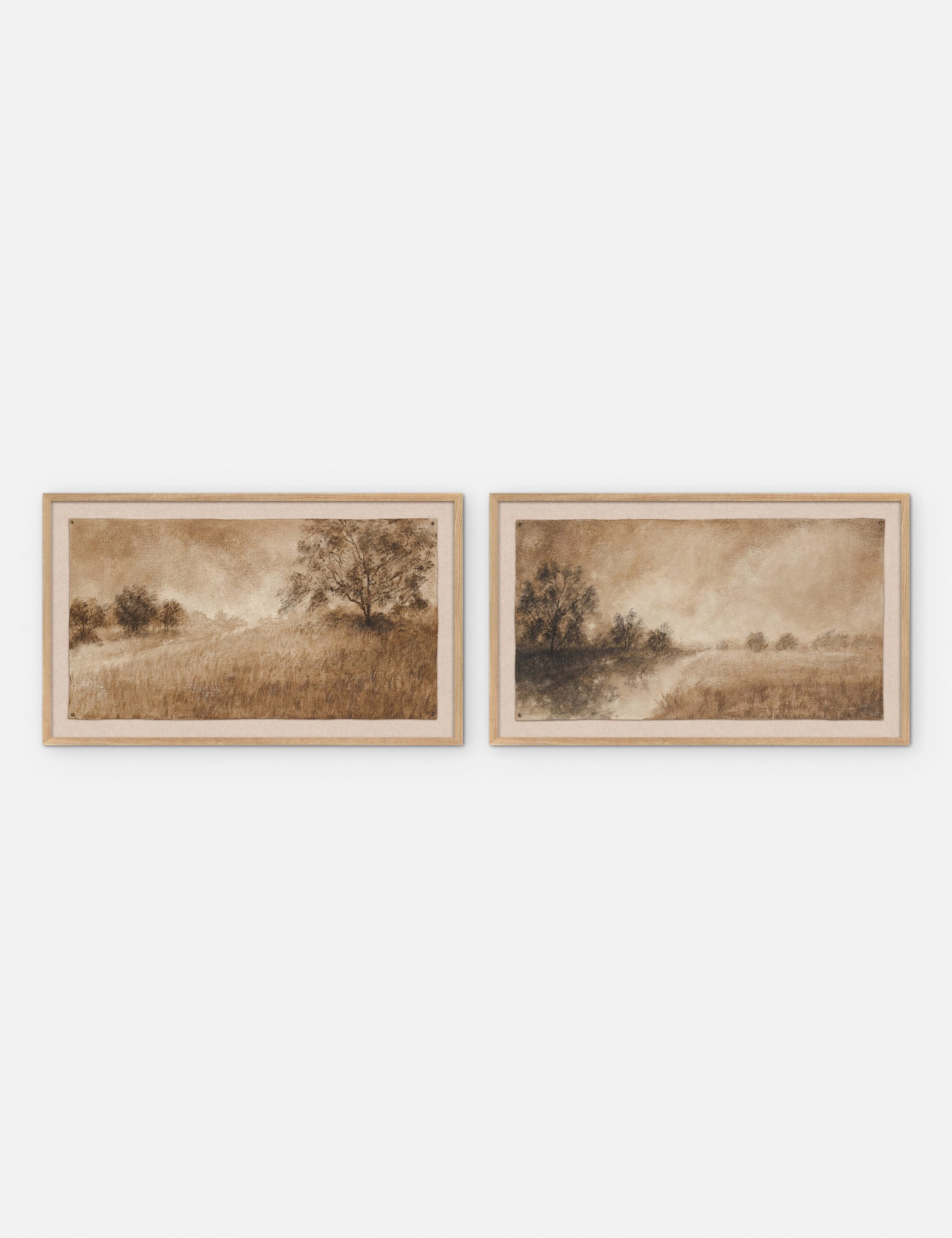 Hillside Haze IV   Hillside Haze II Diptych Wall Art (Set of 2) by Aileen Fitzgerald 