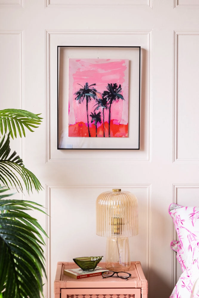 HKLiving Pink Summer Framed Artwork 
