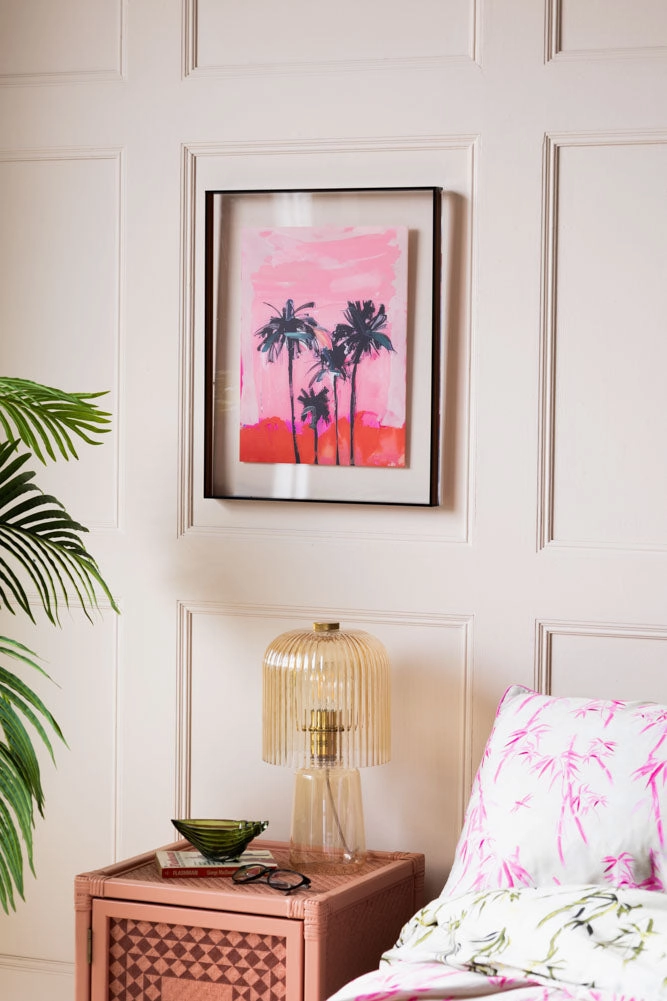 HKLiving Pink Summer Framed Artwork