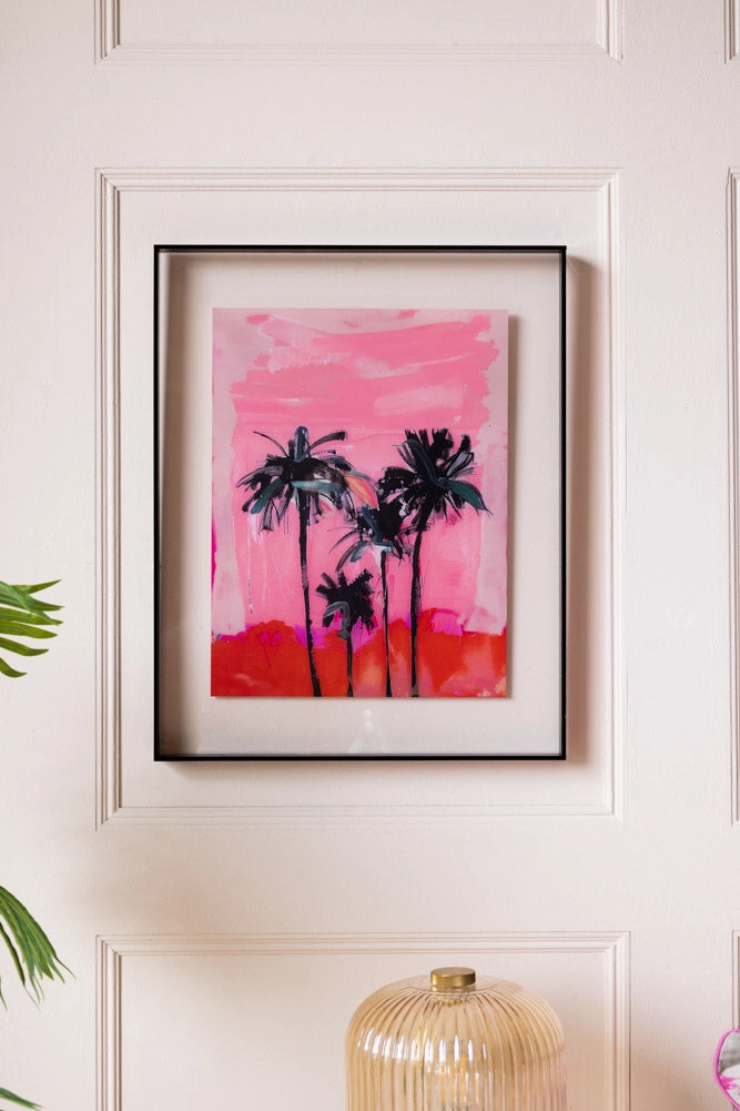 HKLiving Pink Summer Framed Artwork