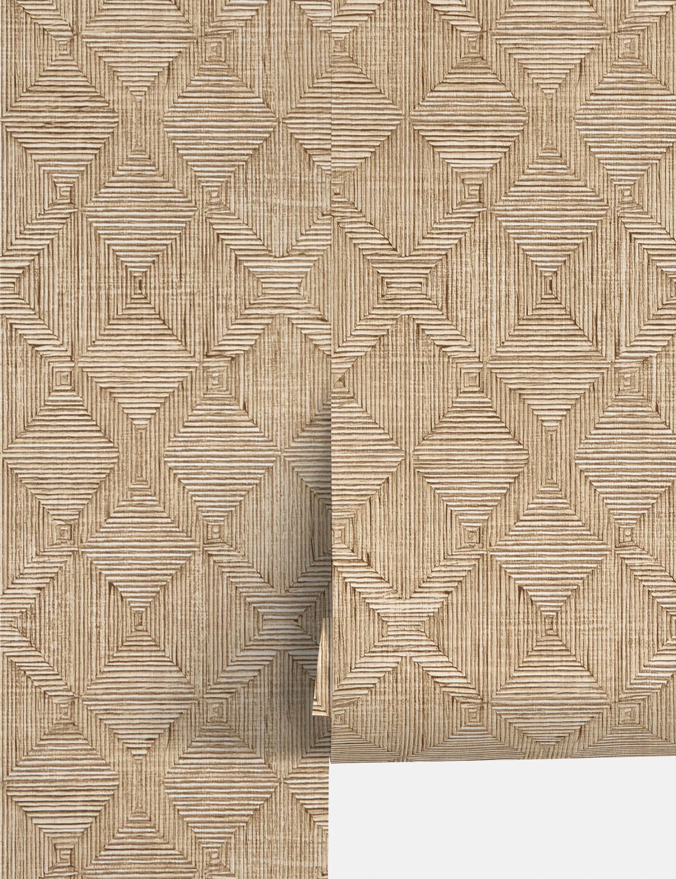 Hoffmann Faux Sisal Textured Peel and Stick Wallpaper by Jeremiah Brent