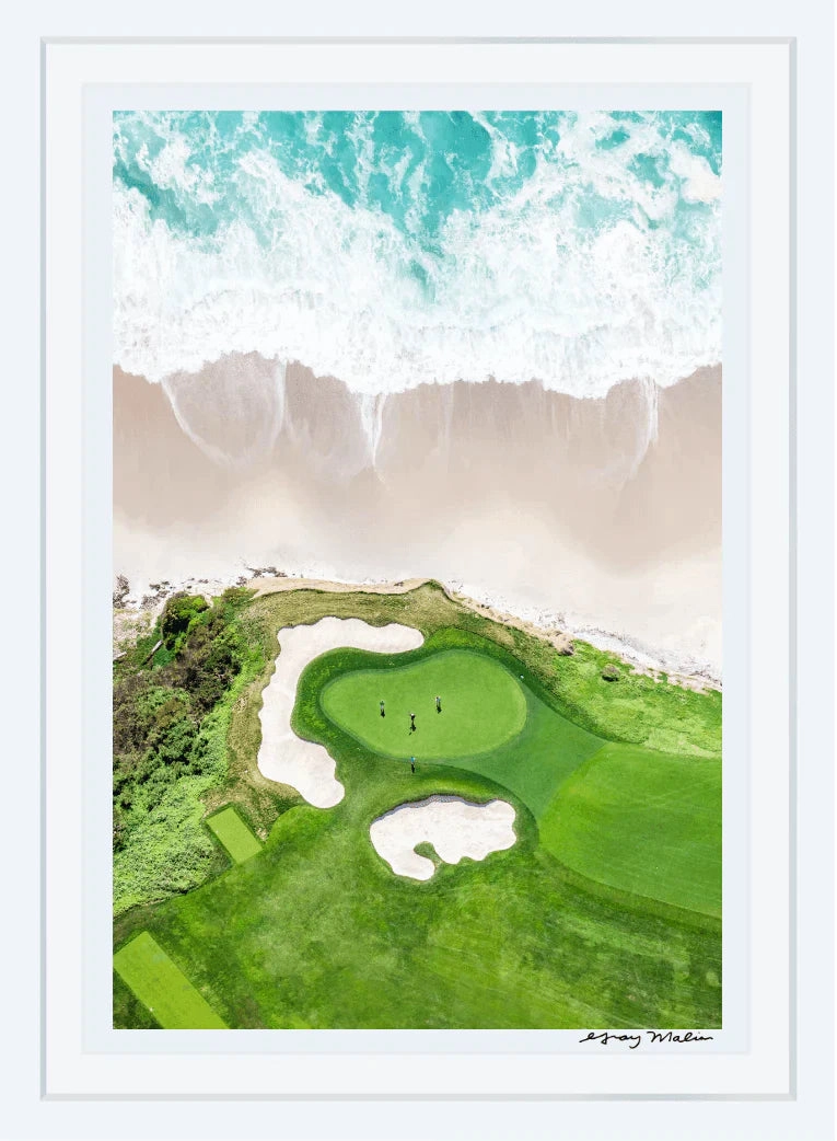 Hole 10, Pebble Beach Golf Links Print by Gray Malin