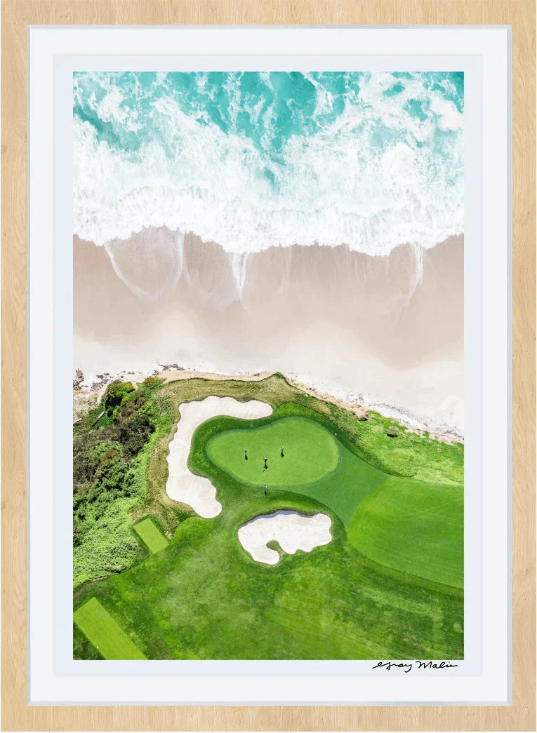 Hole 10, Pebble Beach Golf Links Print by Gray Malin