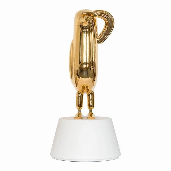 Hopebird - Glossy Gold with Satin White Base