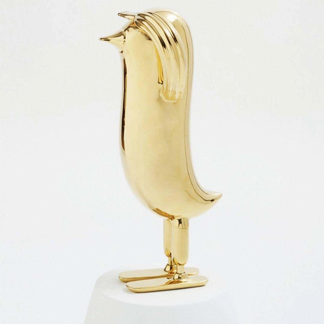 Hopebird - Glossy Gold with Satin White Base