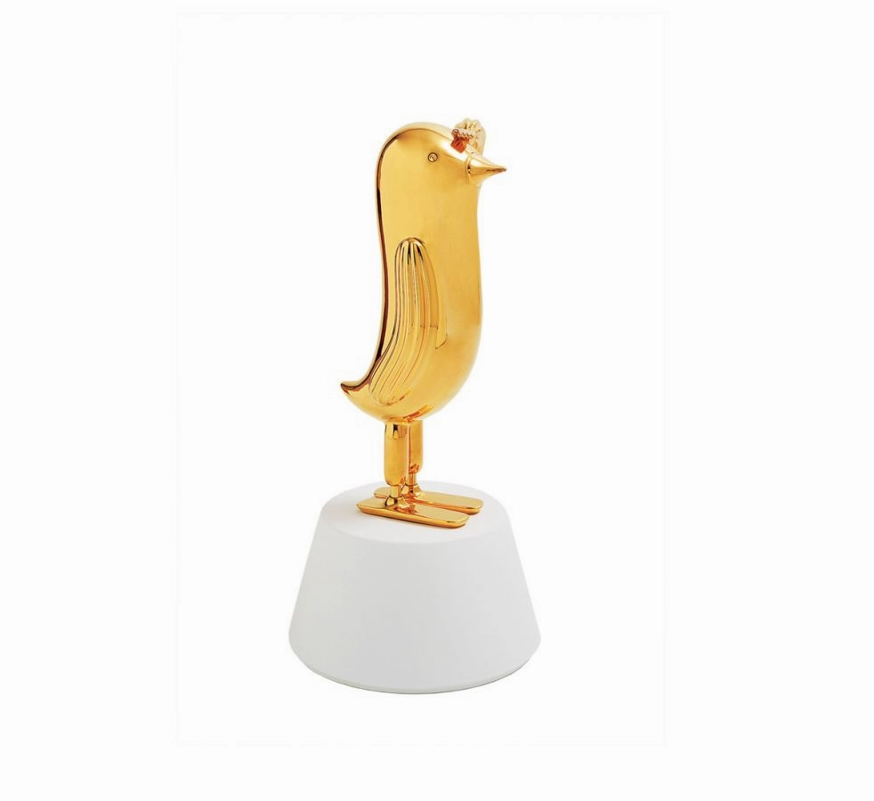 Hopebird - Glossy Gold with Satin White Base