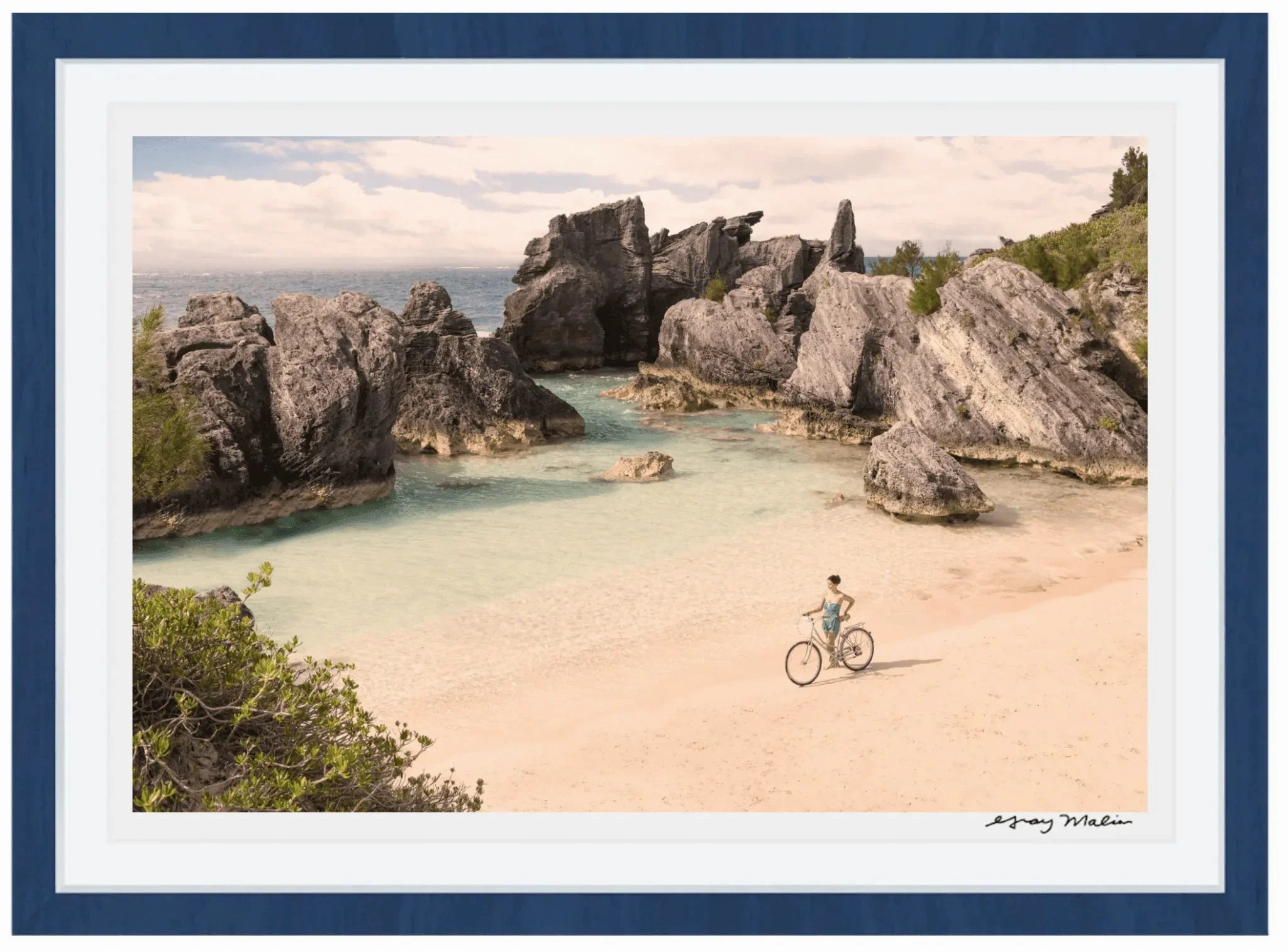 Horseshoe Bay, Bermuda Print by Gray Malin