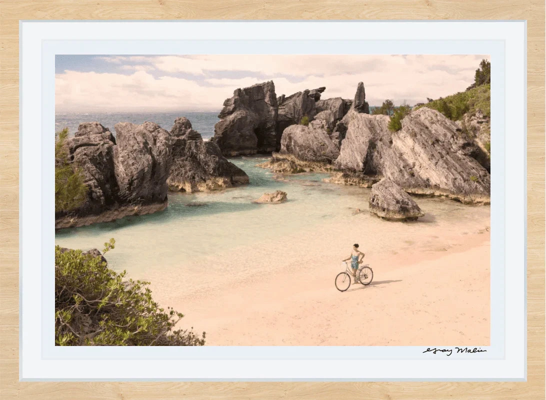 Horseshoe Bay, Bermuda Print by Gray Malin