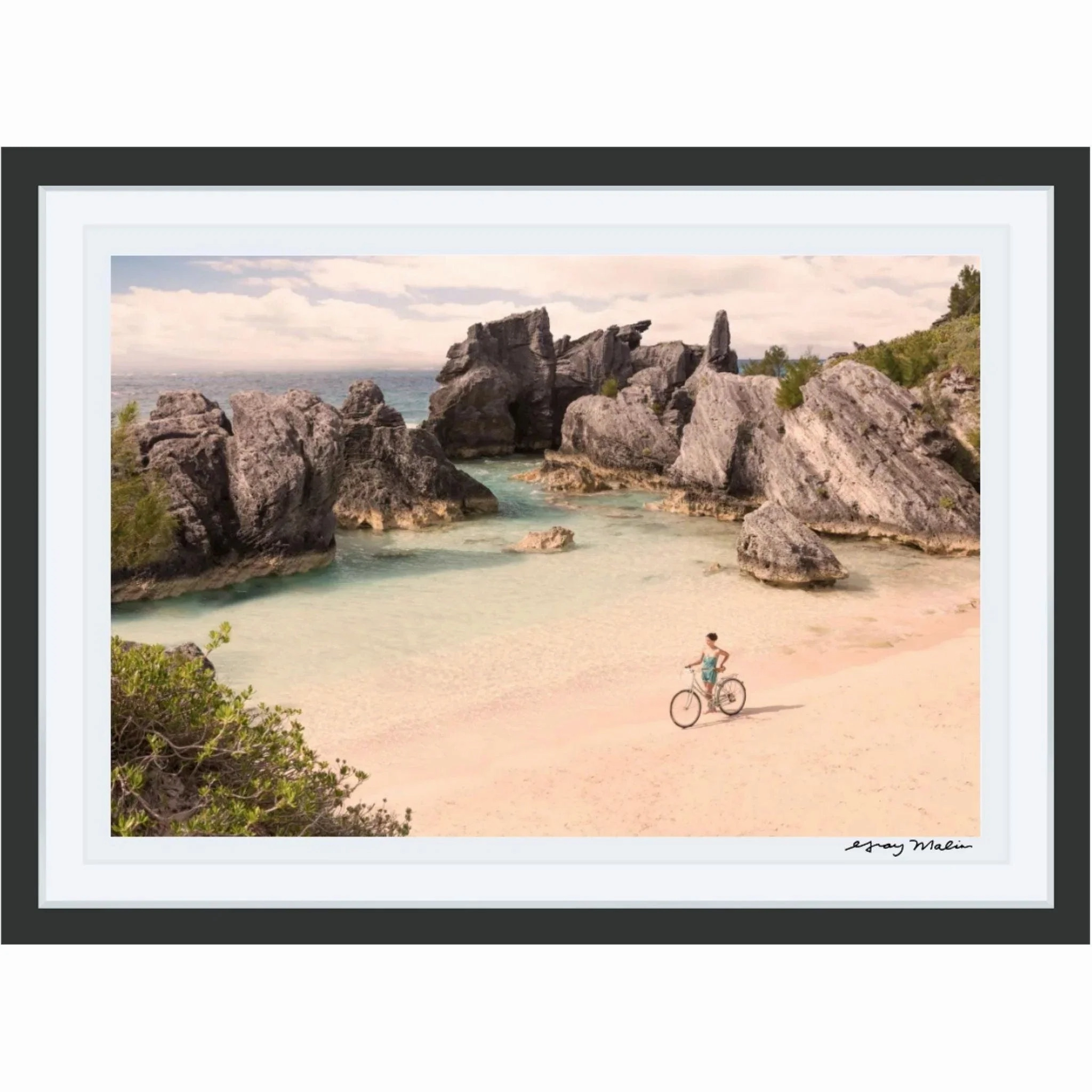 Horseshoe Bay, Bermuda Print by Gray Malin