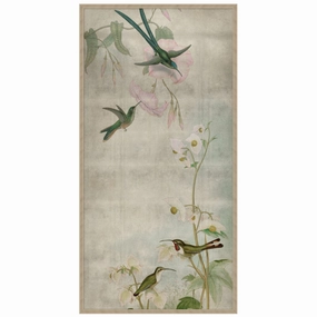 Hummingbird Dances 1 Framed Wall Art 