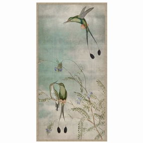 Hummingbird Dances 2 Framed Wall Art 